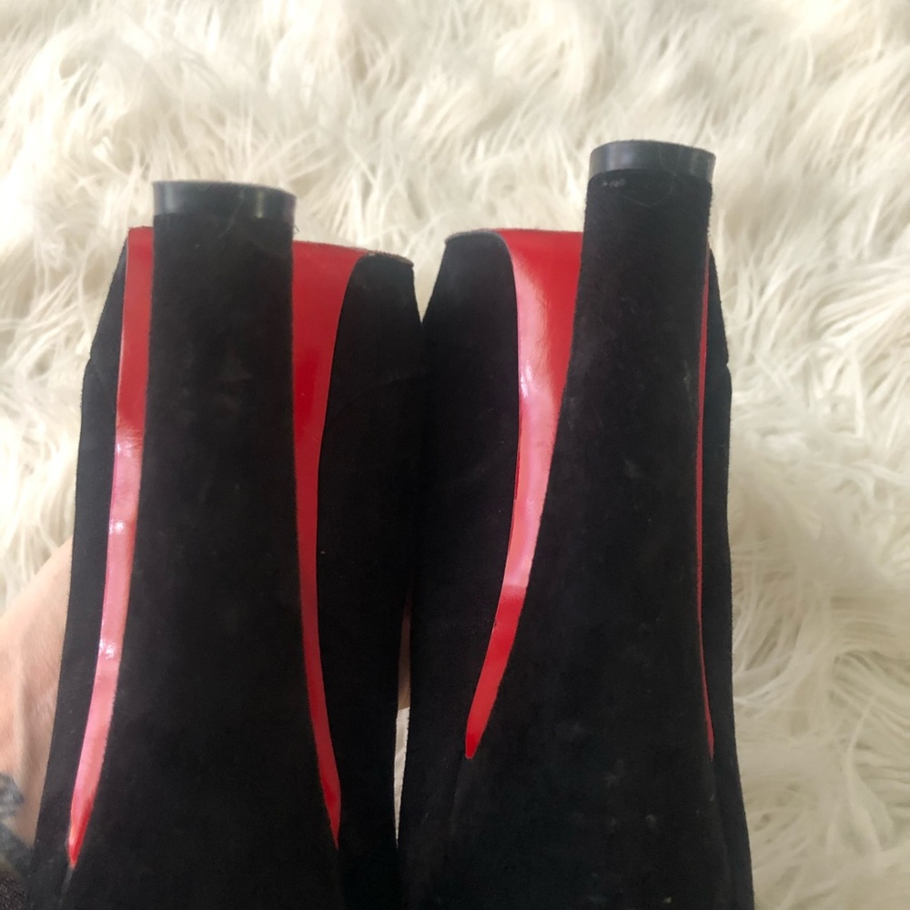 ❌SOLD❌Louboutin BIBI 140mm. Suede. Black. Size 40. - Picture 3 of 12